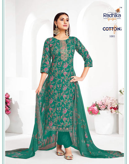 Cotton Craft Vol 1 Radhika Lifestyle Readymade Pant Style Suits Manufacturer India