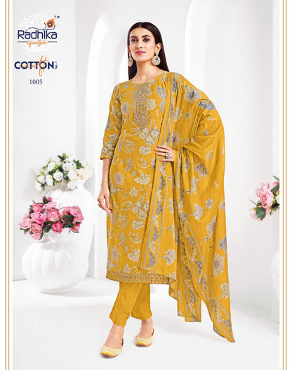 Cotton Craft Vol 1 Radhika Lifestyle Readymade Pant Style Suits Manufacturer India