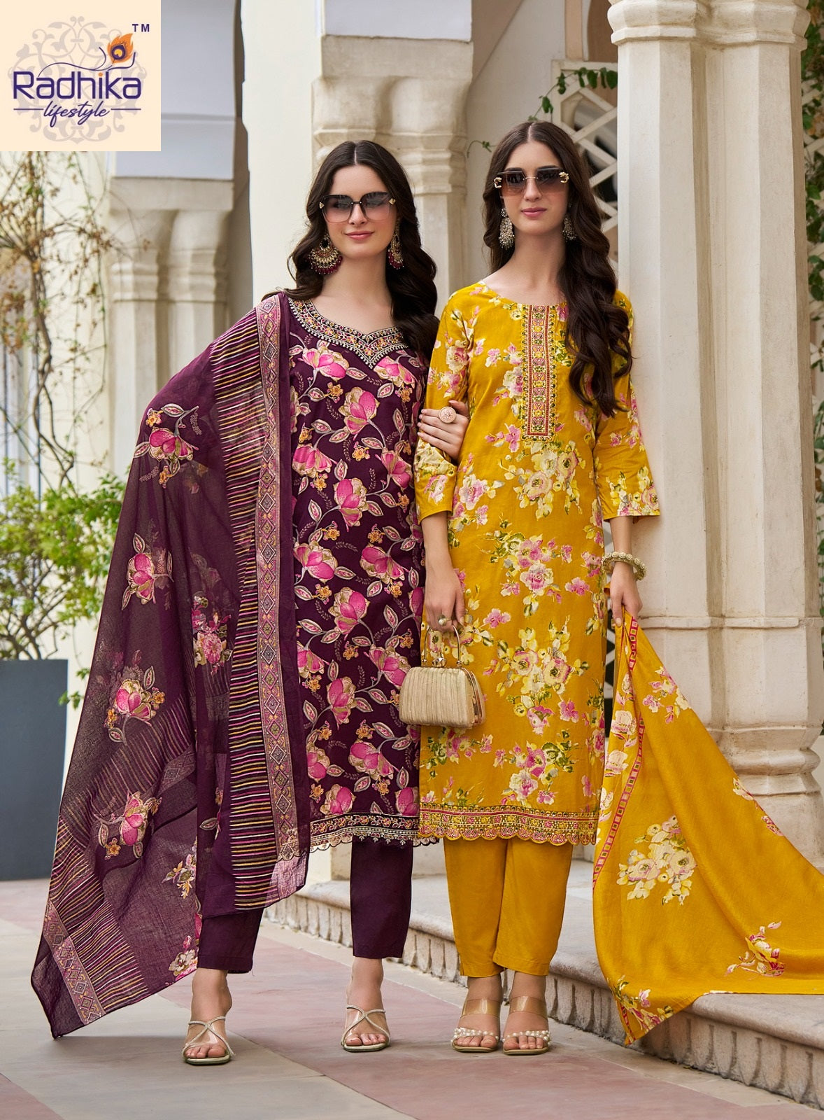 Cotton Craft Vol 2 Radhika Lifestyle Readymade Pant Style Suits Wholesaler India