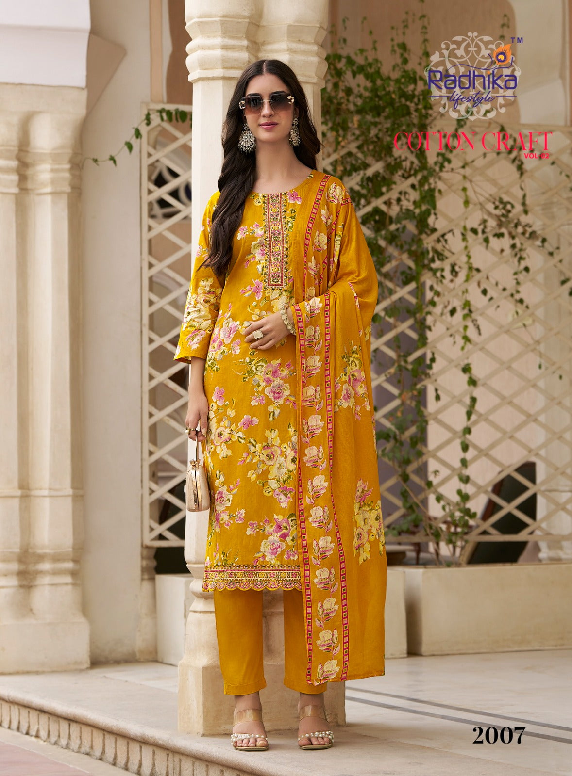 Cotton Craft Vol 2 Radhika Lifestyle Readymade Pant Style Suits Wholesaler India