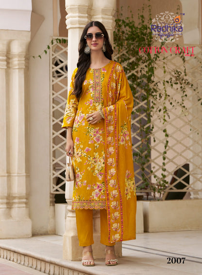 Cotton Craft Vol 2 Radhika Lifestyle Readymade Pant Style Suits Wholesaler India