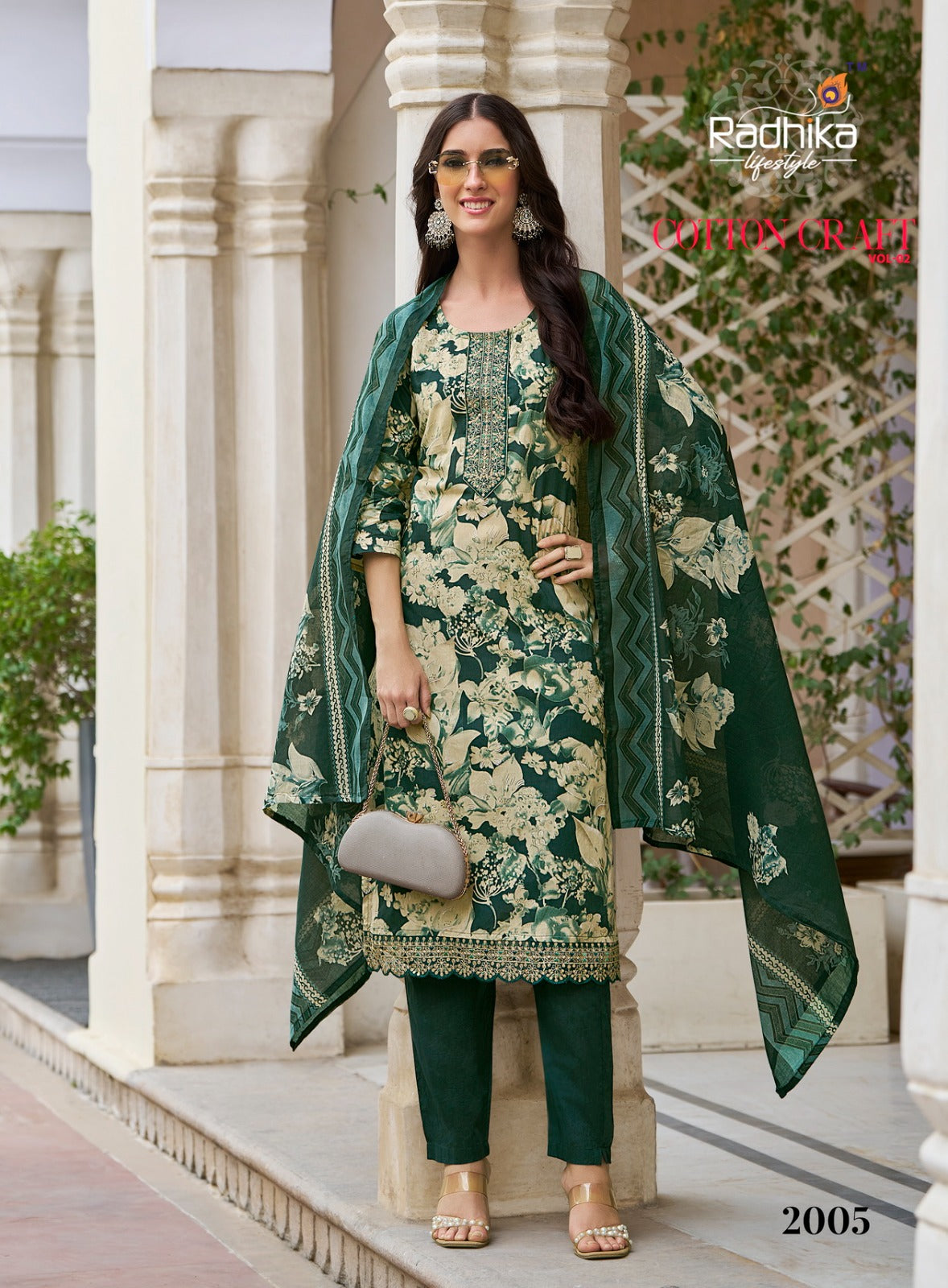 Cotton Craft Vol 2 Radhika Lifestyle Readymade Pant Style Suits Wholesaler India