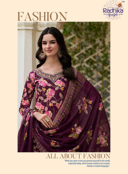 Cotton Craft Vol 2 Radhika Lifestyle Readymade Pant Style Suits Wholesaler India