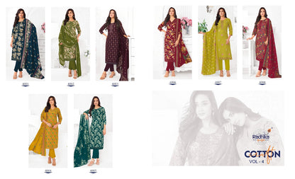 Cotton Craft Vol 4 Radhika Lifestyle Readymade Pant Style Suits Supplier India