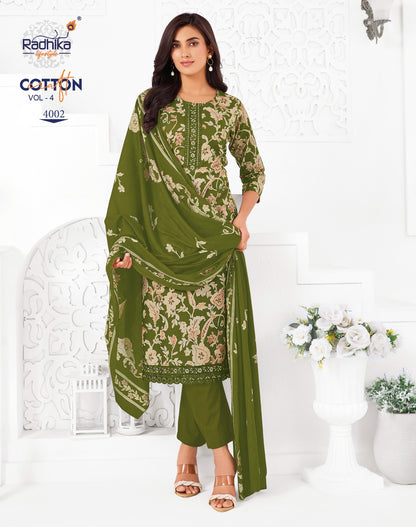 Cotton Craft Vol 4 Radhika Lifestyle Readymade Pant Style Suits Supplier India