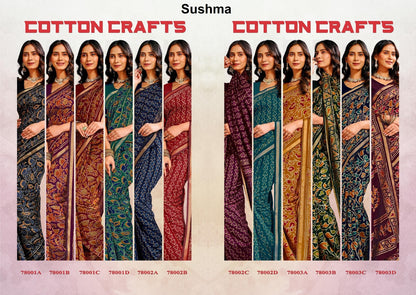 Cotton Crafts Sushma Sarees Exporter Ahmedabad