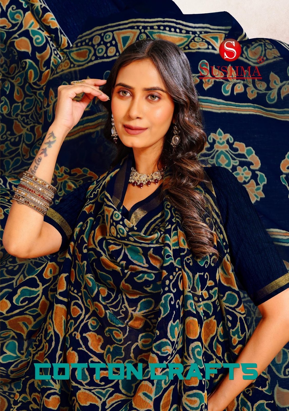 Cotton Crafts Sushma Sarees Exporter Ahmedabad