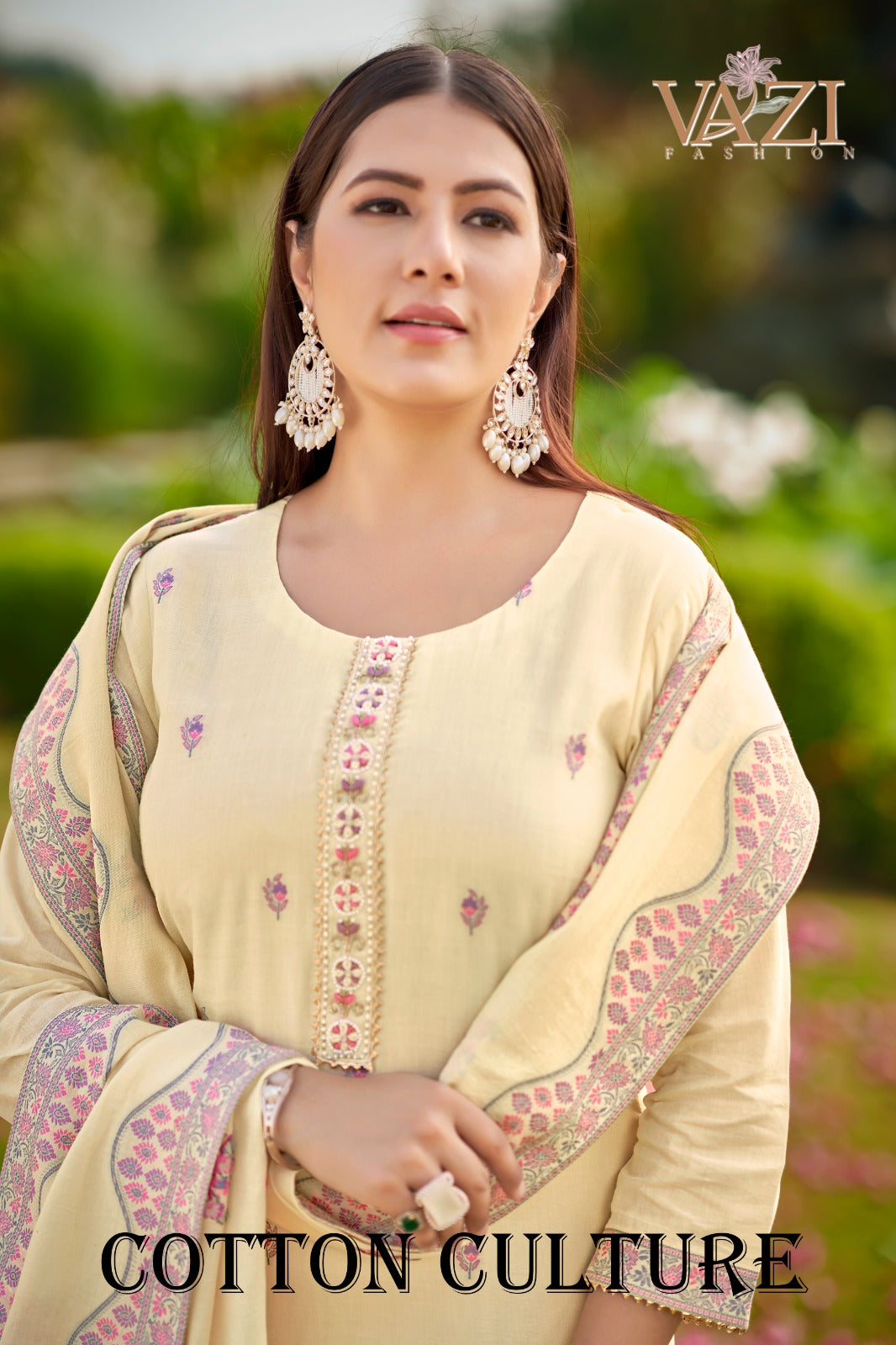 Cotton Culture Vazi Fashion Readymade Pant Style Suits Wholesale Price