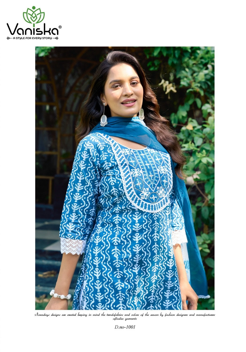 Cotton Culture Vol 1 Vaniska Batik Readymade Pant Style Suits Manufacturer Gujarat