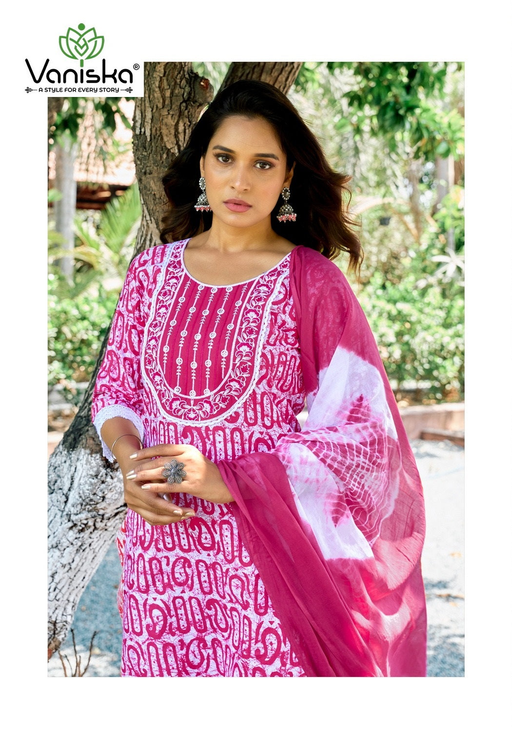 Cotton Culture Vol 1 Vaniska Batik Readymade Pant Style Suits Manufacturer Gujarat