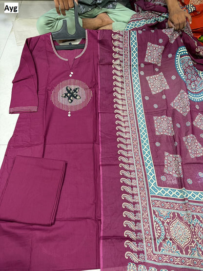Cotton Dhabu 1610 Ayg Readymade Pant Style Suits Wholesaler Gujarat