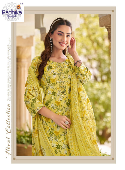 Cotton Fab Vol 5 Radhika Lifestyle Readymade Pant Style Suits Wholesale Price