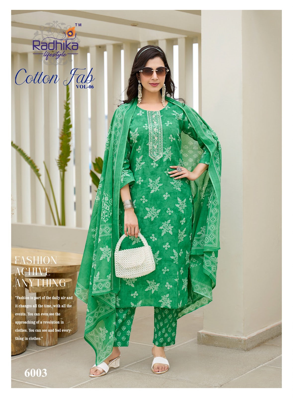 Cotton Fab Vol 6 Radhika Lifestyle Readymade Pant Style Suits Manufacturer