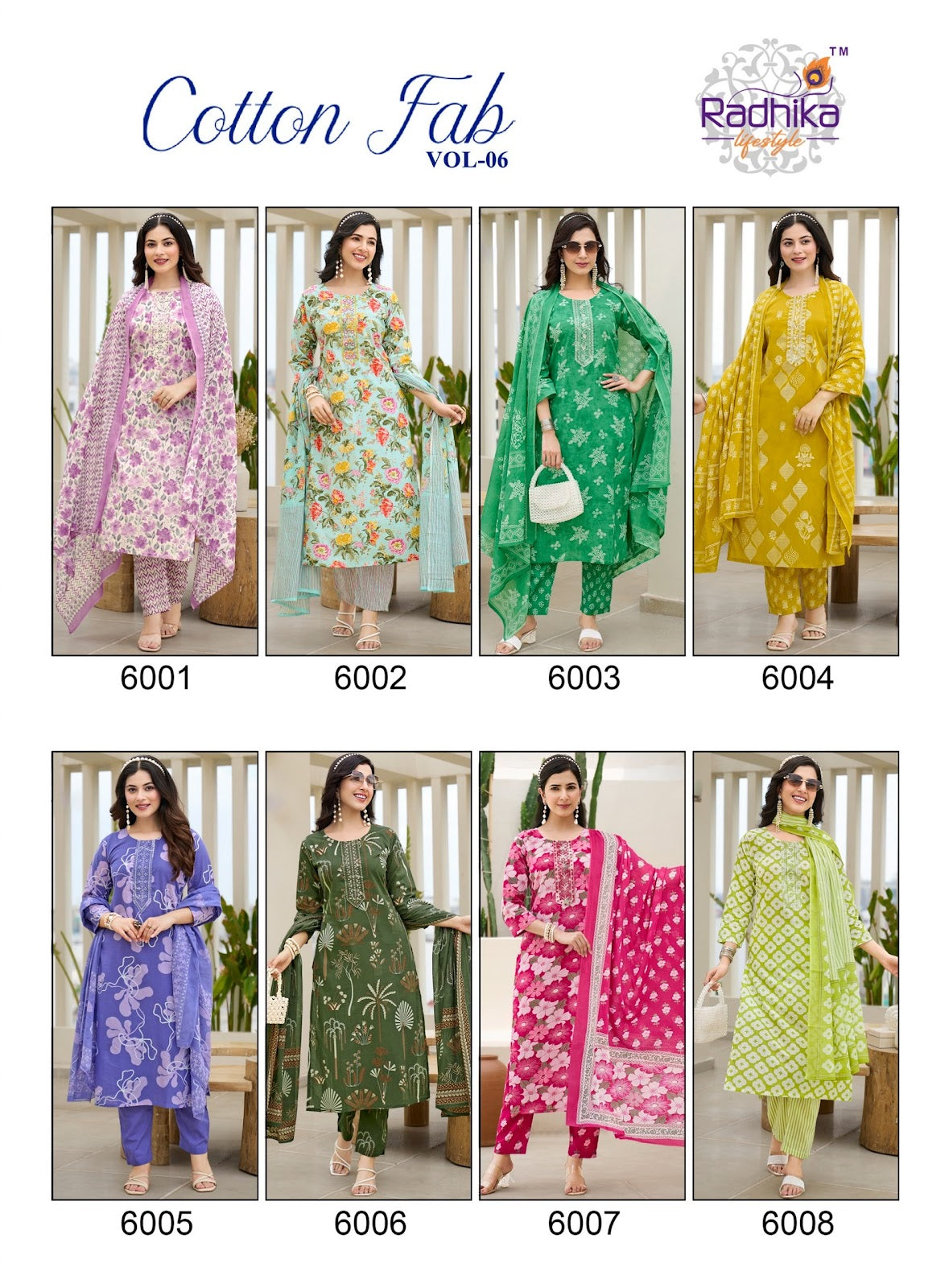 Cotton Fab Vol 6 Radhika Lifestyle Readymade Pant Style Suits Manufacturer