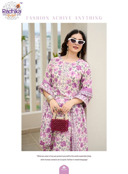 Cotton Fab Vol 6 Radhika Lifestyle Readymade Pant Style Suits Manufacturer