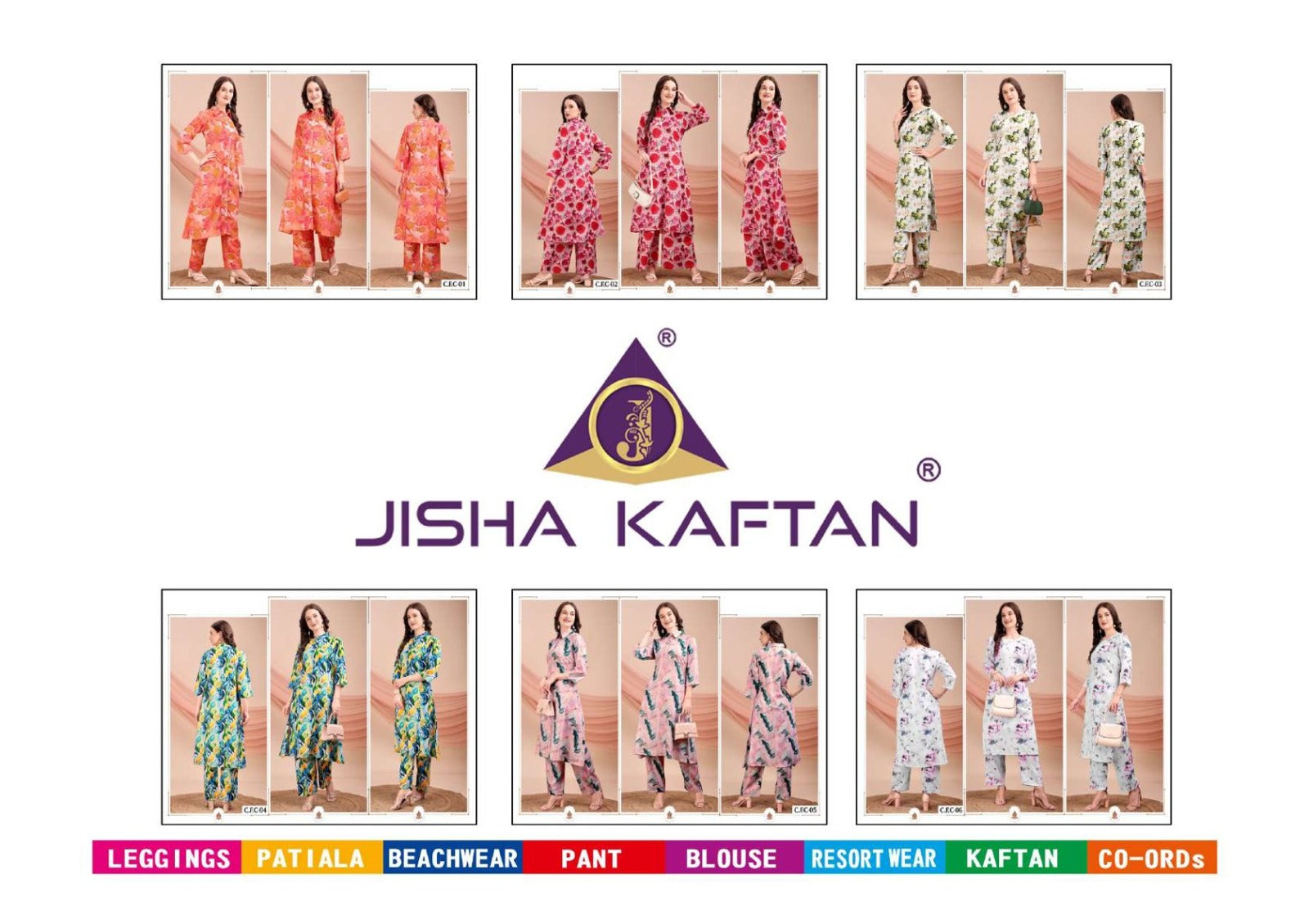 Cotton Feel Vol 1 Jisha Jelite Poly Co Ord Set Manufacturer Gujarat