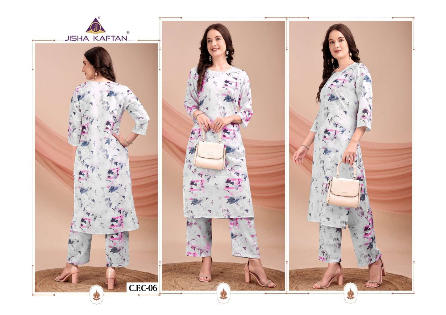 Cotton Feel Vol 1 Jisha Jelite Poly Co Ord Set Manufacturer Gujarat