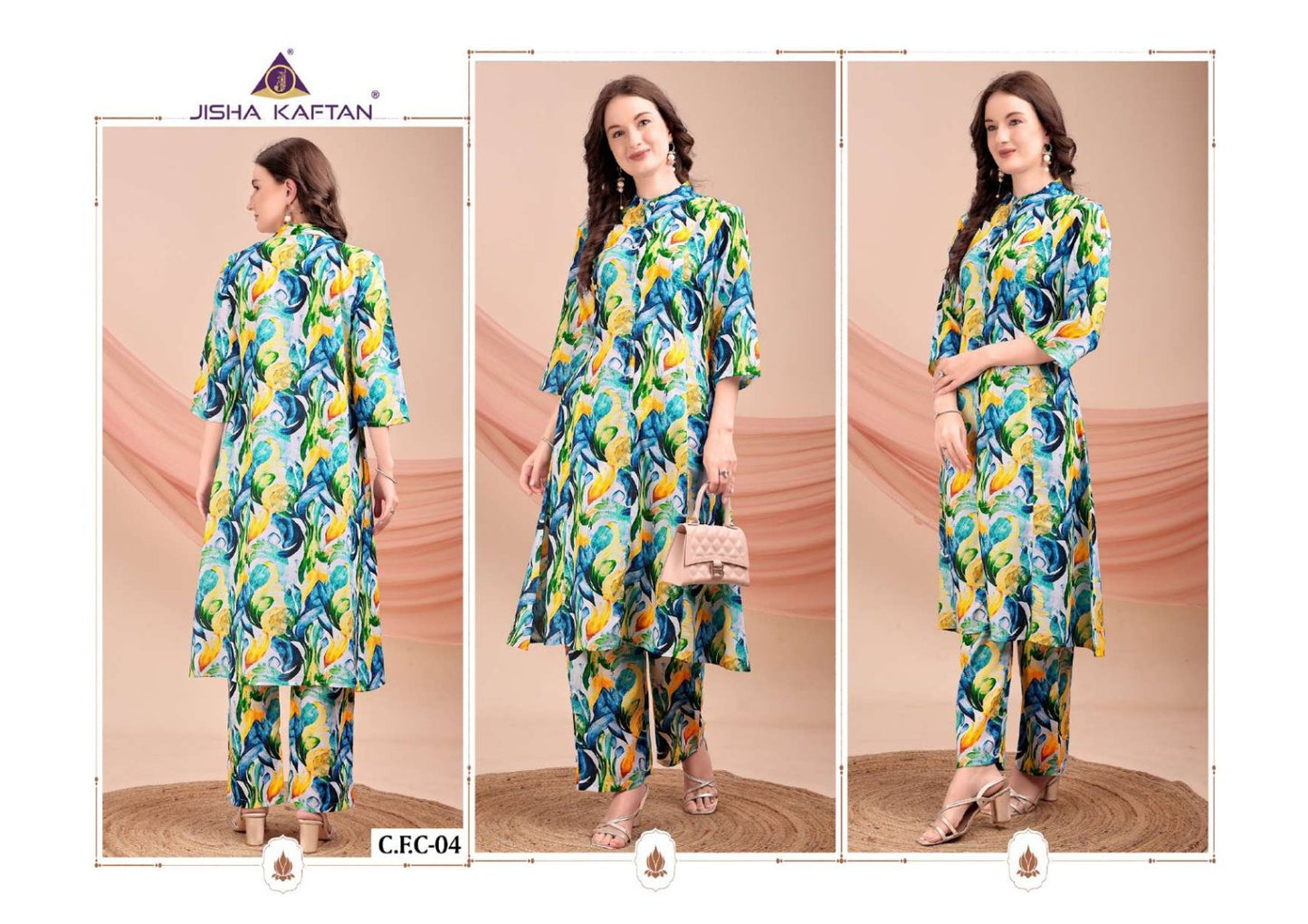 Cotton Feel Vol 1 Jisha Jelite Poly Co Ord Set Manufacturer Gujarat