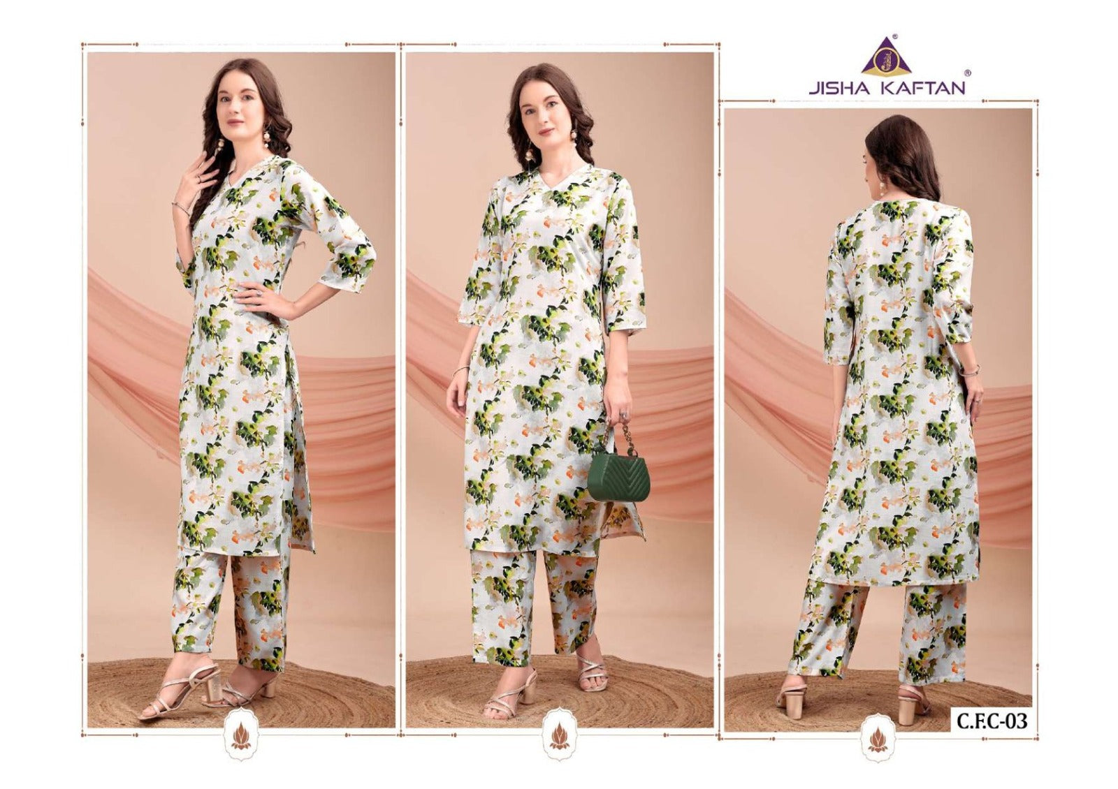 Cotton Feel Vol 1 Jisha Jelite Poly Co Ord Set Manufacturer Gujarat