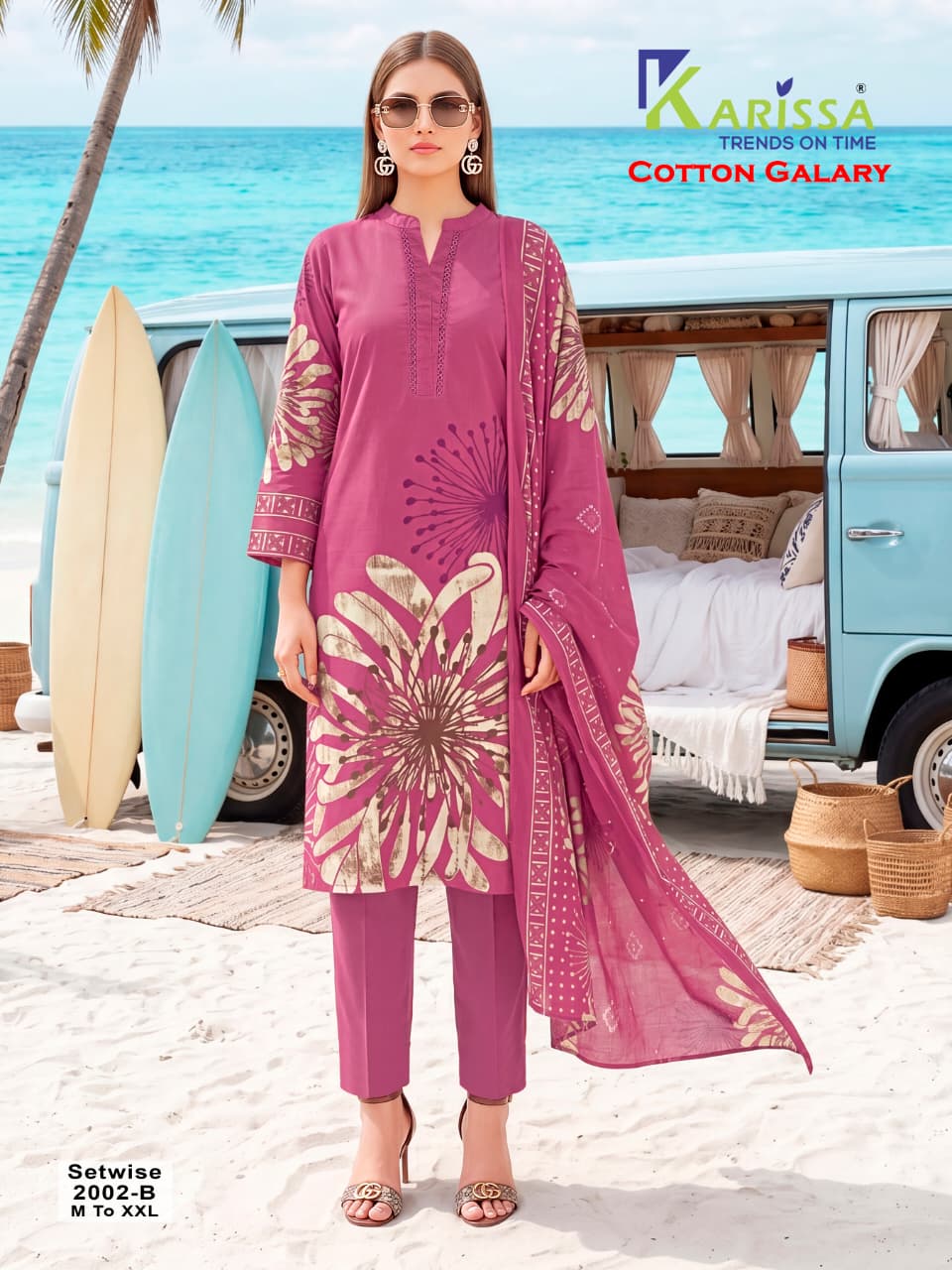 Cotton Galary Karissa Readymade Pant Style Suits Exporter India
