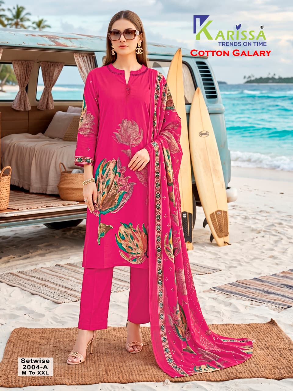 Cotton Galary Karissa Readymade Pant Style Suits Exporter India