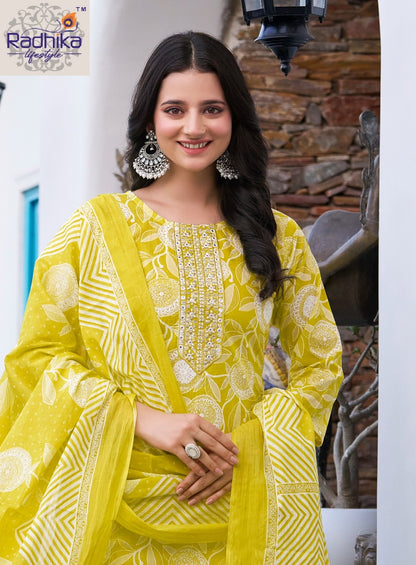 Cotton Kudi Vol 20 Radhika Lifestyle Readymade Pant Style Suits Wholesale