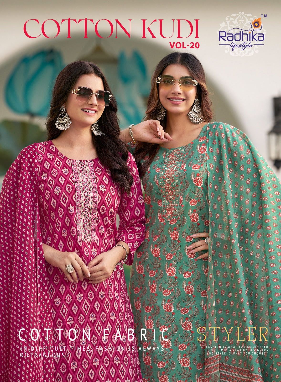 Cotton Kudi Vol 20 Radhika Lifestyle Readymade Pant Style Suits Wholesale