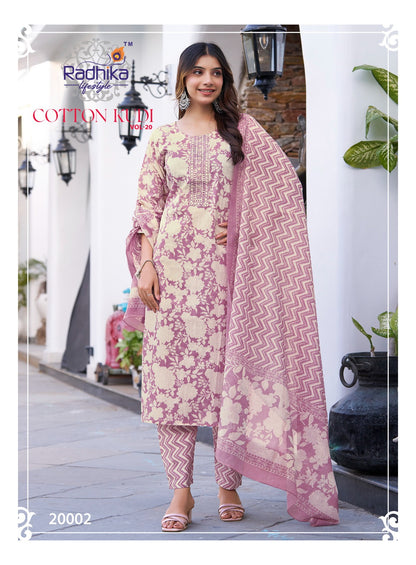 Cotton Kudi Vol 20 Radhika Lifestyle Readymade Pant Style Suits Wholesale