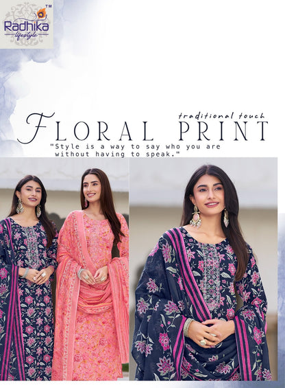 Cotton Kudi Vol 21 Radhika Lifestyle Readymade Pant Style Suits Supplier Ahmedabad