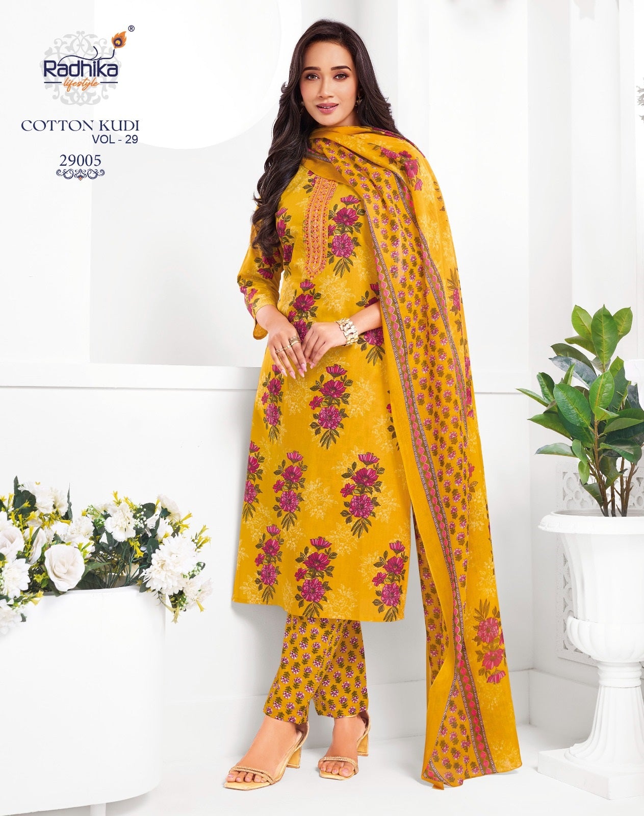 Cotton Kudi Vol 29 Radhika Lifestyle Readymade Pant Style Suits Wholesaler India