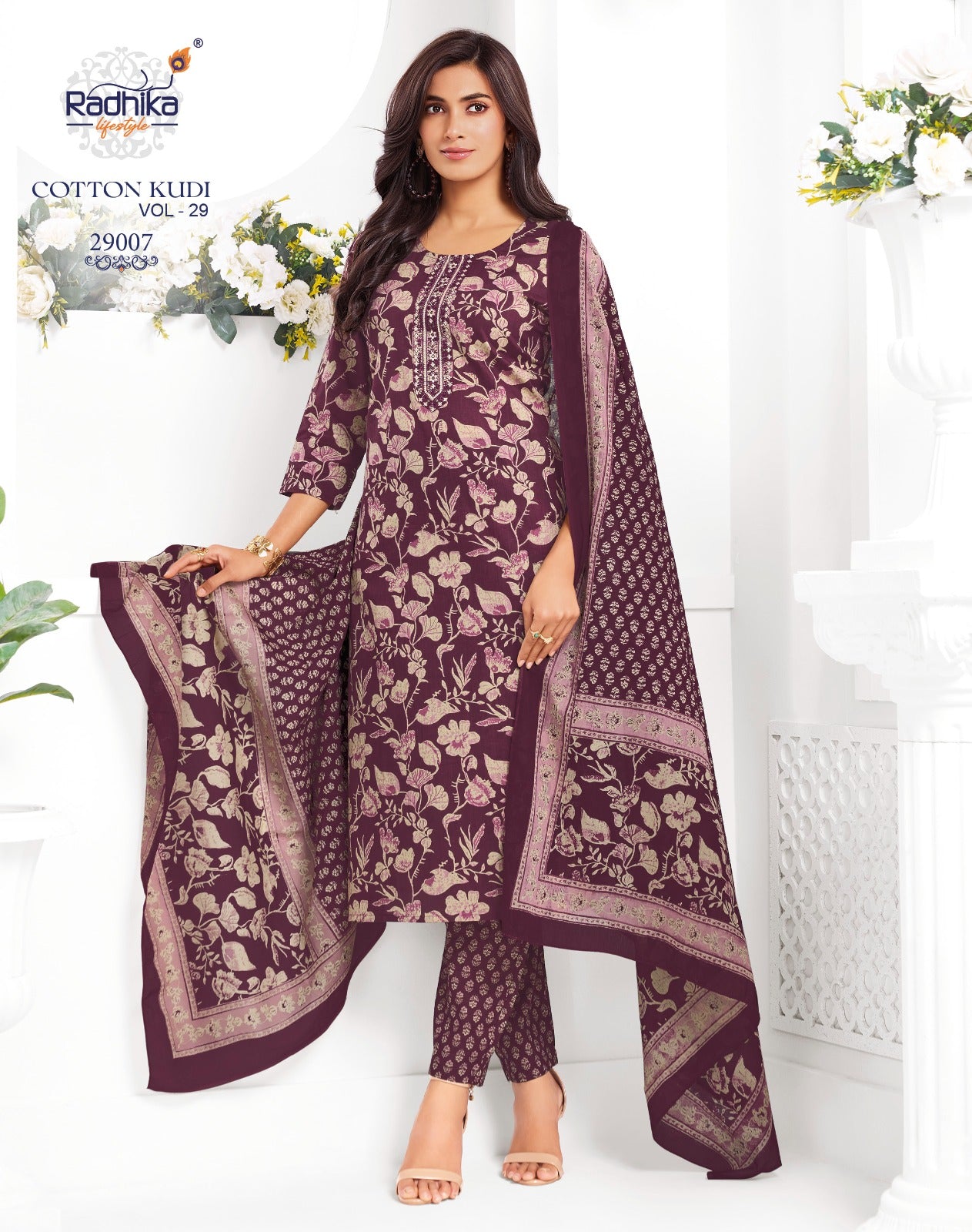 Cotton Kudi Vol 29 Radhika Lifestyle Readymade Pant Style Suits Wholesaler India