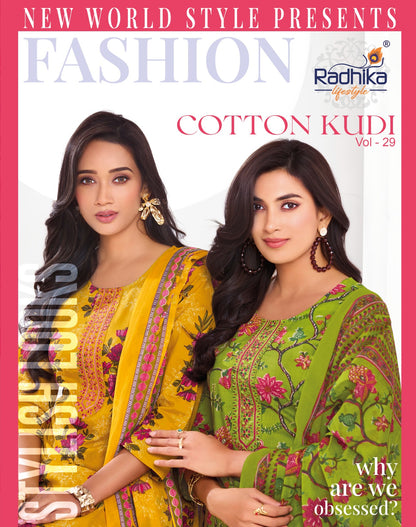Cotton Kudi Vol 29 Radhika Lifestyle Readymade Pant Style Suits Wholesaler India