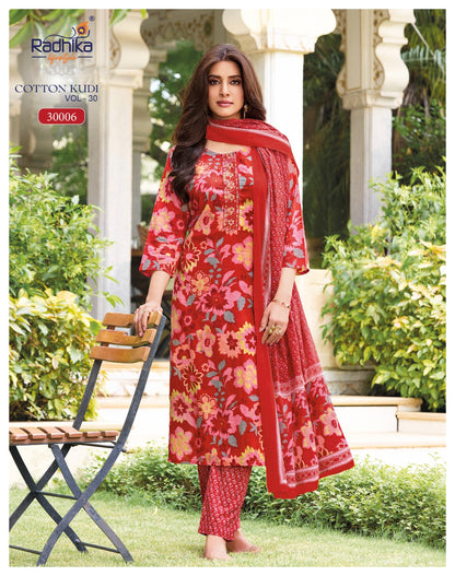 Cotton Kudi Vol 30 Radhika Lifestyle Readymade Pant Style Suits Wholesaler Gujarat