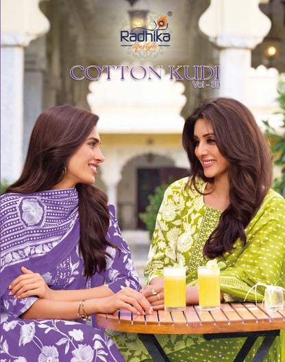 Cotton Kudi Vol 30 Radhika Lifestyle Readymade Pant Style Suits Wholesaler Gujarat