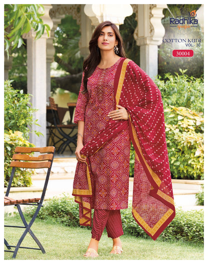 Cotton Kudi Vol 30 Radhika Lifestyle Readymade Pant Style Suits Wholesaler Gujarat