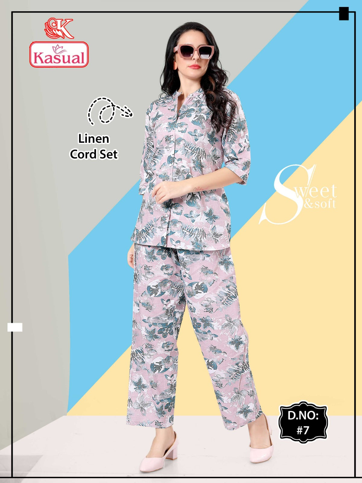 Cotton Linen Kasual Co Ord Set Supplier Ahmedabad