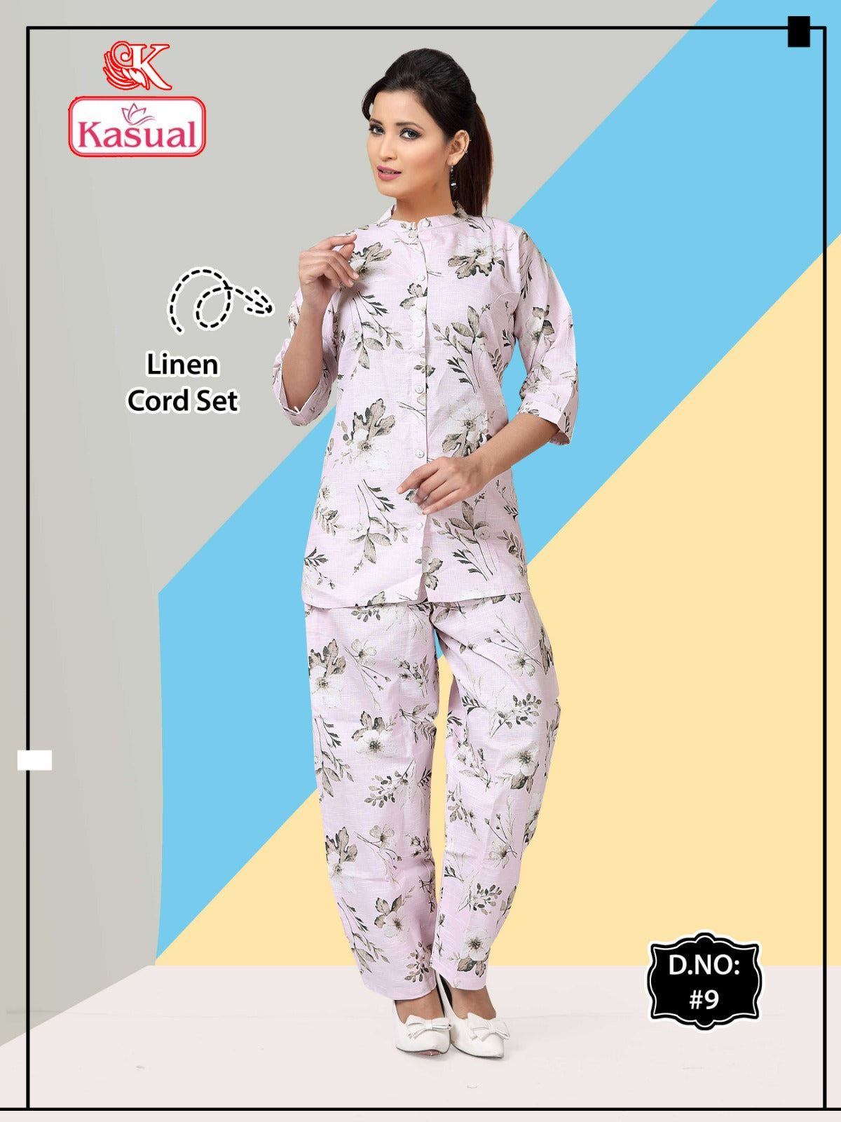 Cotton Linen Kasual Co Ord Set Supplier Ahmedabad