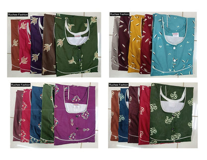 Cotton Megya 2Xl Ruchee Fashion Night Gowns Wholesaler Gujarat