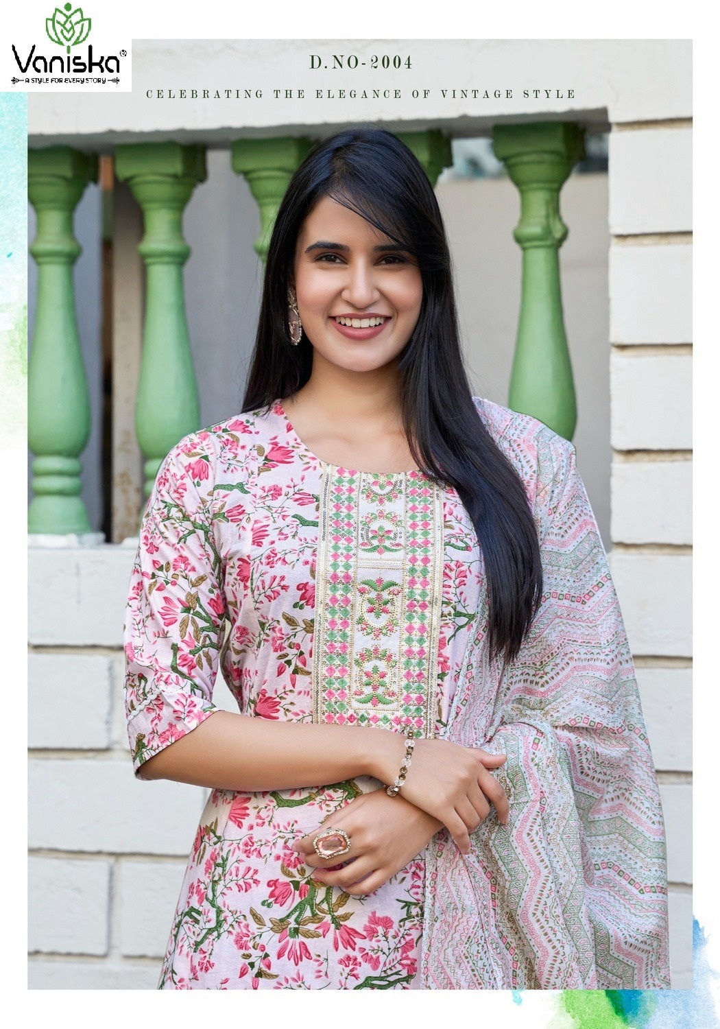 Cotton Plus Vol 2 Vaniska Cotton Readymade Anarkali Suits Exporter India