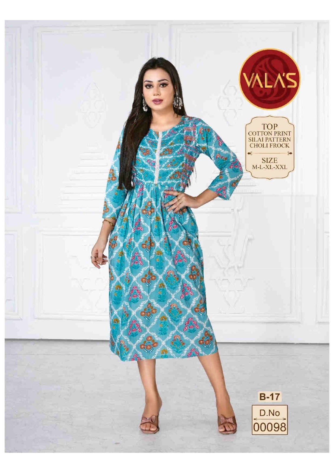 Cotton Print Valas Anarkali Kurtis Wholesaler
