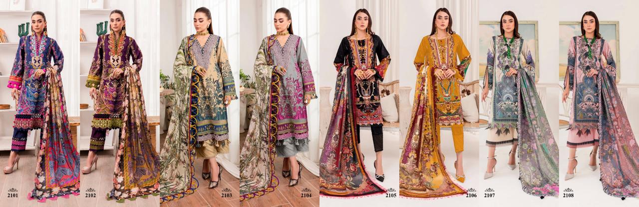 Cotton Quine Majesty Cambric Cotton Pakistani Patch Work Suits Manufacturer Ahmedabad