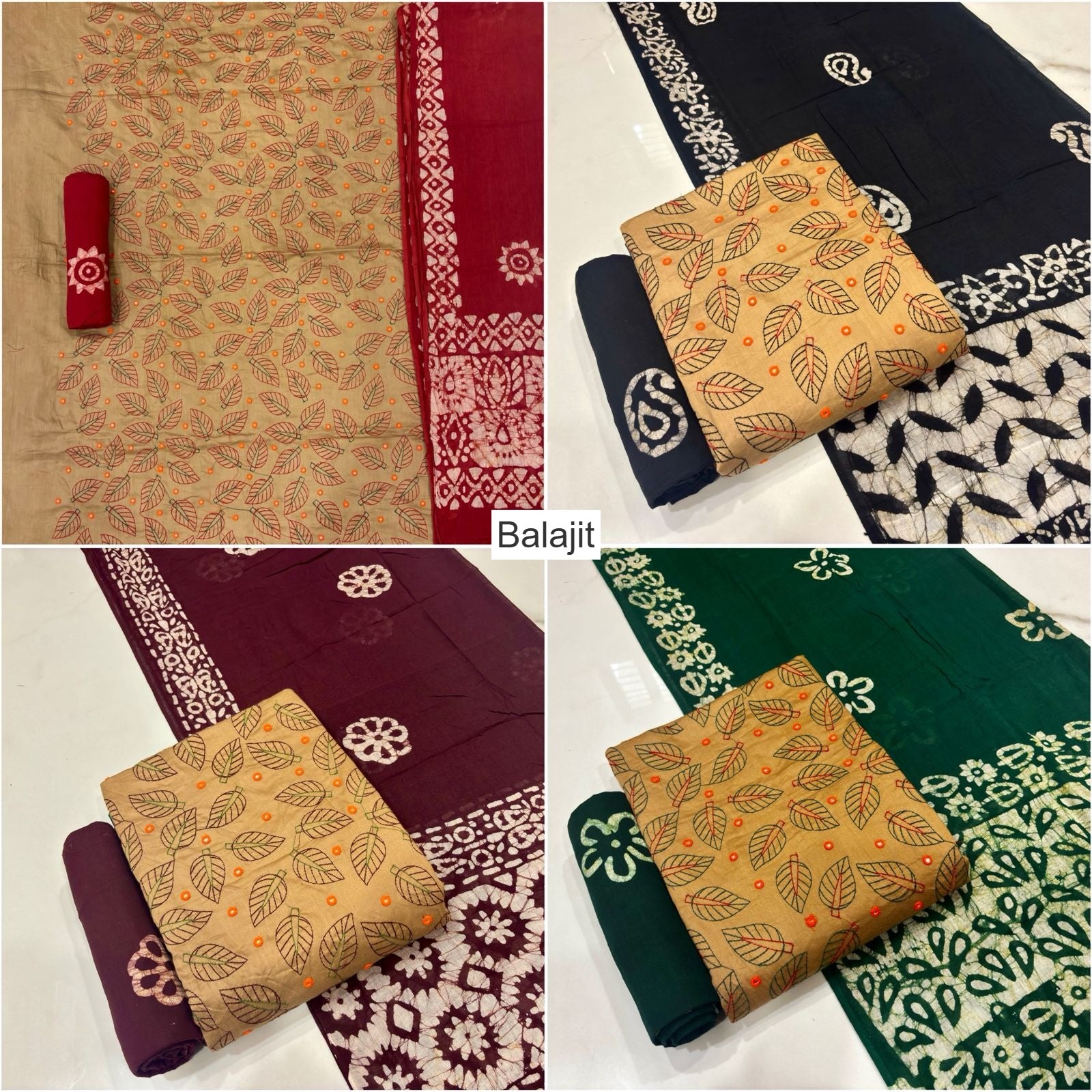 Cotton Satin 111125 Balajit Salwar Suits Manufacturer