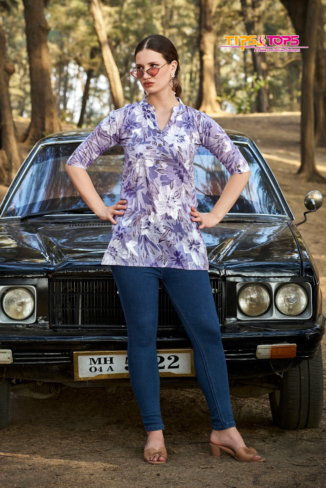 Cotton Shorties Vol 7 Tips Tops Short Kurtis Supplier Ahmedabad