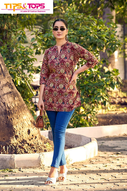 Cotton Shorties Vol 8 Tips Tops Short Kurtis Wholesale Price