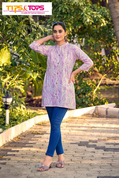 Cotton Shorties Vol 8 Tips Tops Short Kurtis Wholesale Price