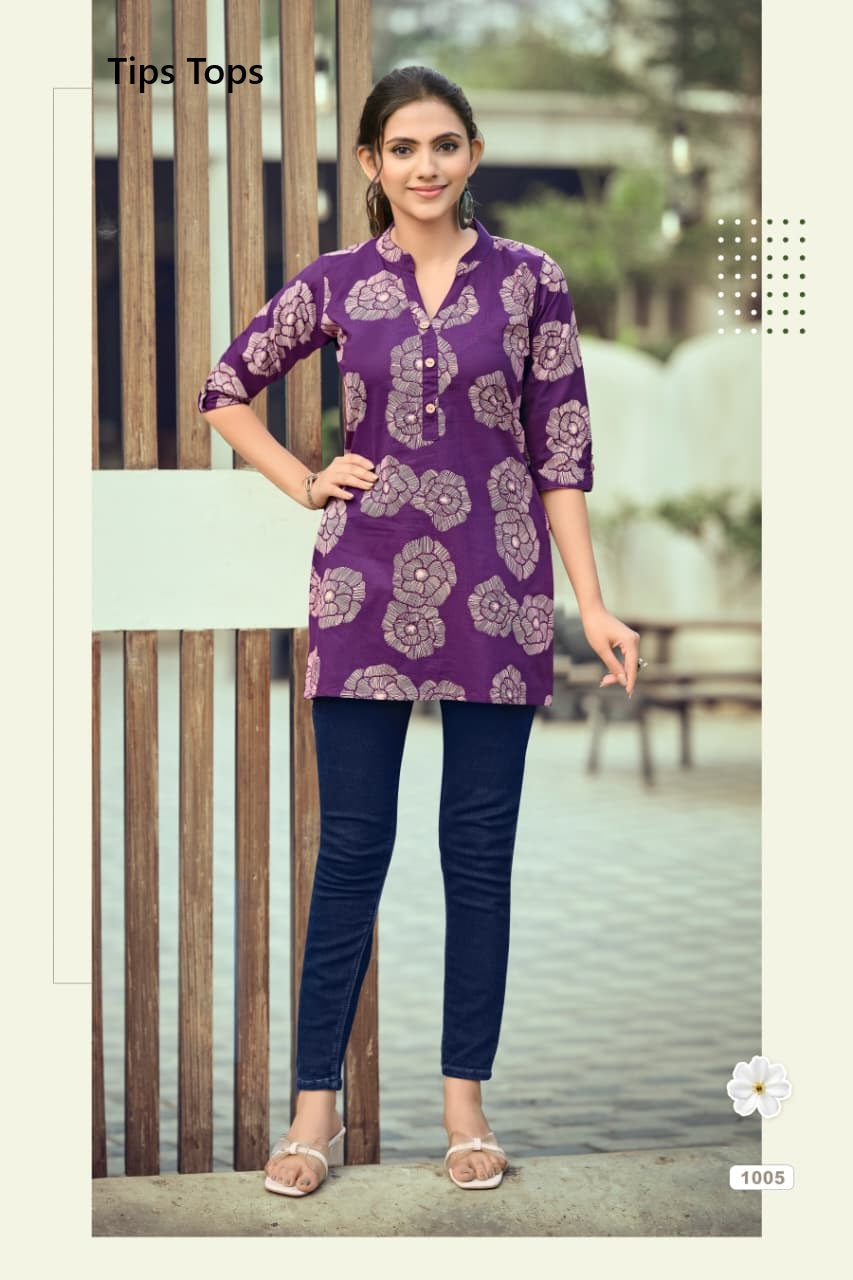 Cotton Shorties Vol 9 Tips Tops Cotton Short Kurtis Exporter