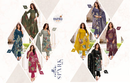 Cotton Spark Vol 2 Radhika Lifestyle Readymade Pant Style Suits Wholesale Price