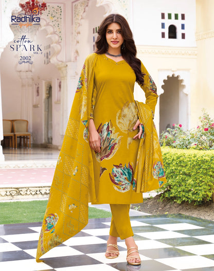 Cotton Spark Vol 2 Radhika Lifestyle Readymade Pant Style Suits Wholesale Price