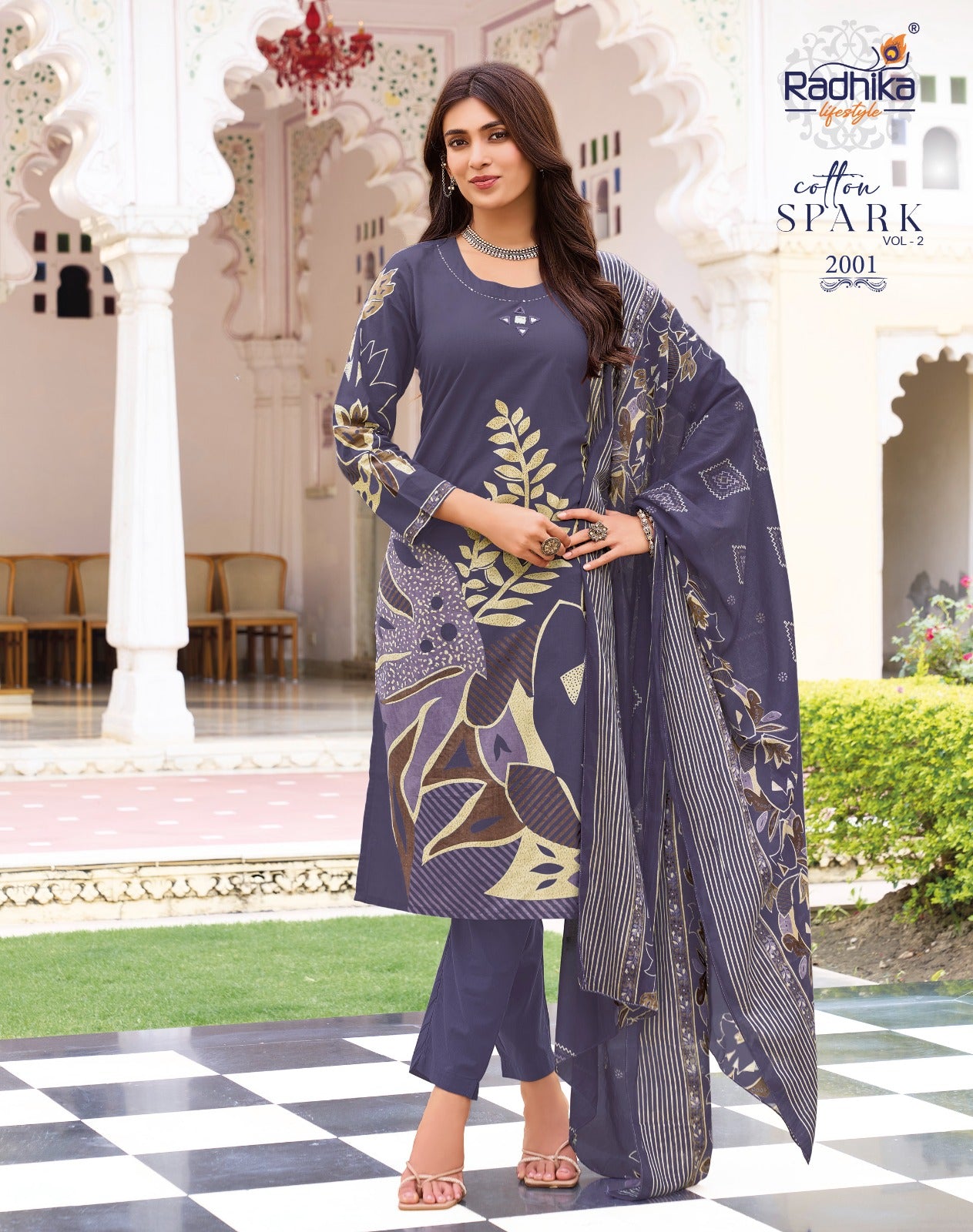 Cotton Spark Vol 2 Radhika Lifestyle Readymade Pant Style Suits Wholesale Price