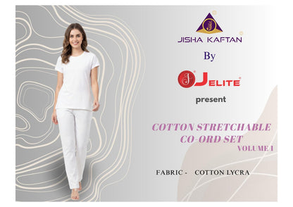 Cotton Stretchable Vol 1 Jelite Jisha Co Ord Set Exporter Ahmedabad